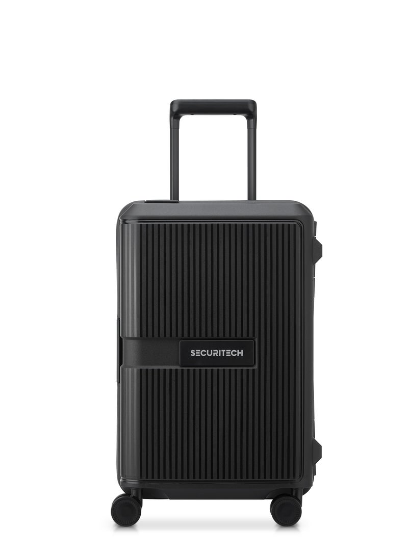 DELSEY Securitech By Delsey Stone Hardcase Double wheel trolley 55cm black - Image 1