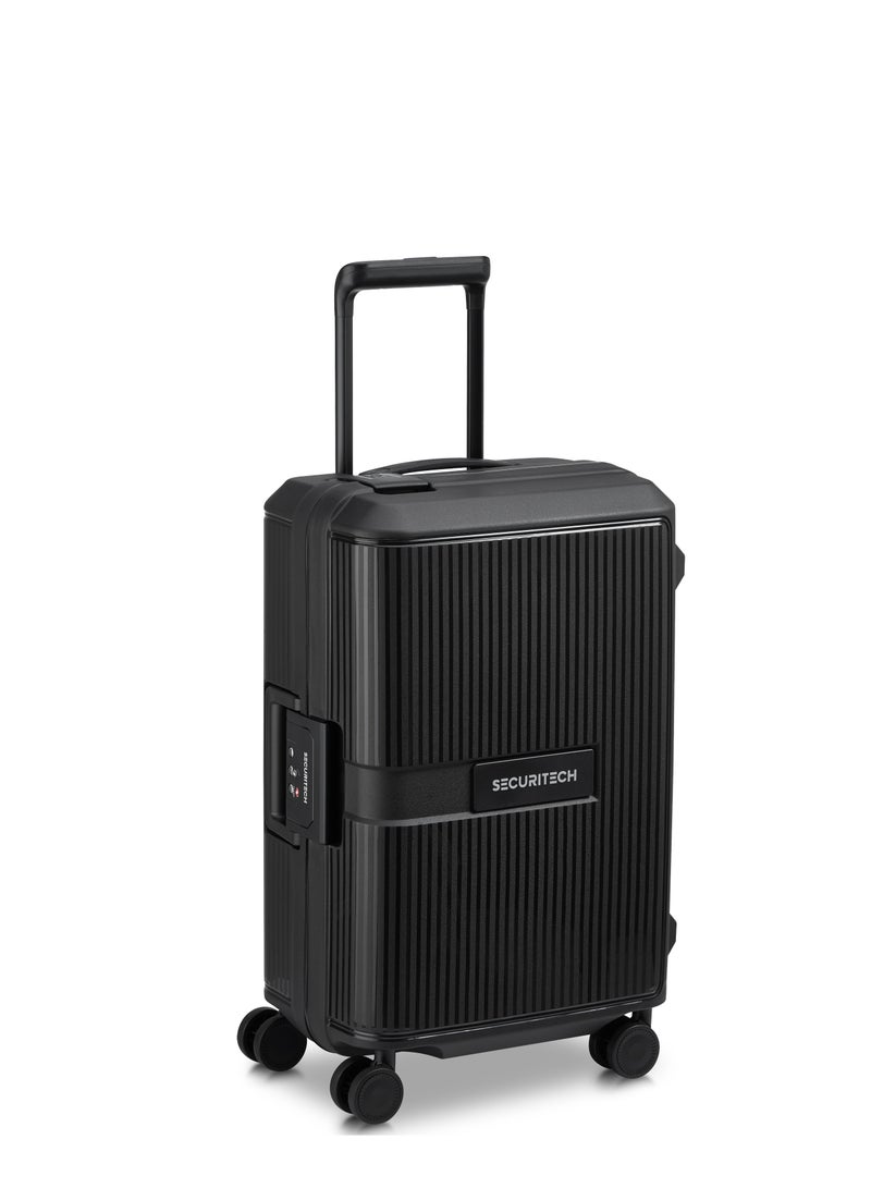DELSEY Securitech By Delsey Stone Hardcase Double wheel trolley 55cm black - Image 3