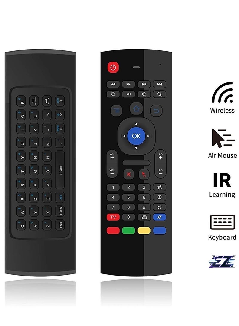 ELTRAZONE Air Remote Mouse MX3, 2.4G Remote Control, Mini Wireless Keyboard & infrared Remote Control Learning, Best For Android Smart Tv Box HTPC IPTV PC Pad XBOX Raspberry Pi 3 with battery - Image 2