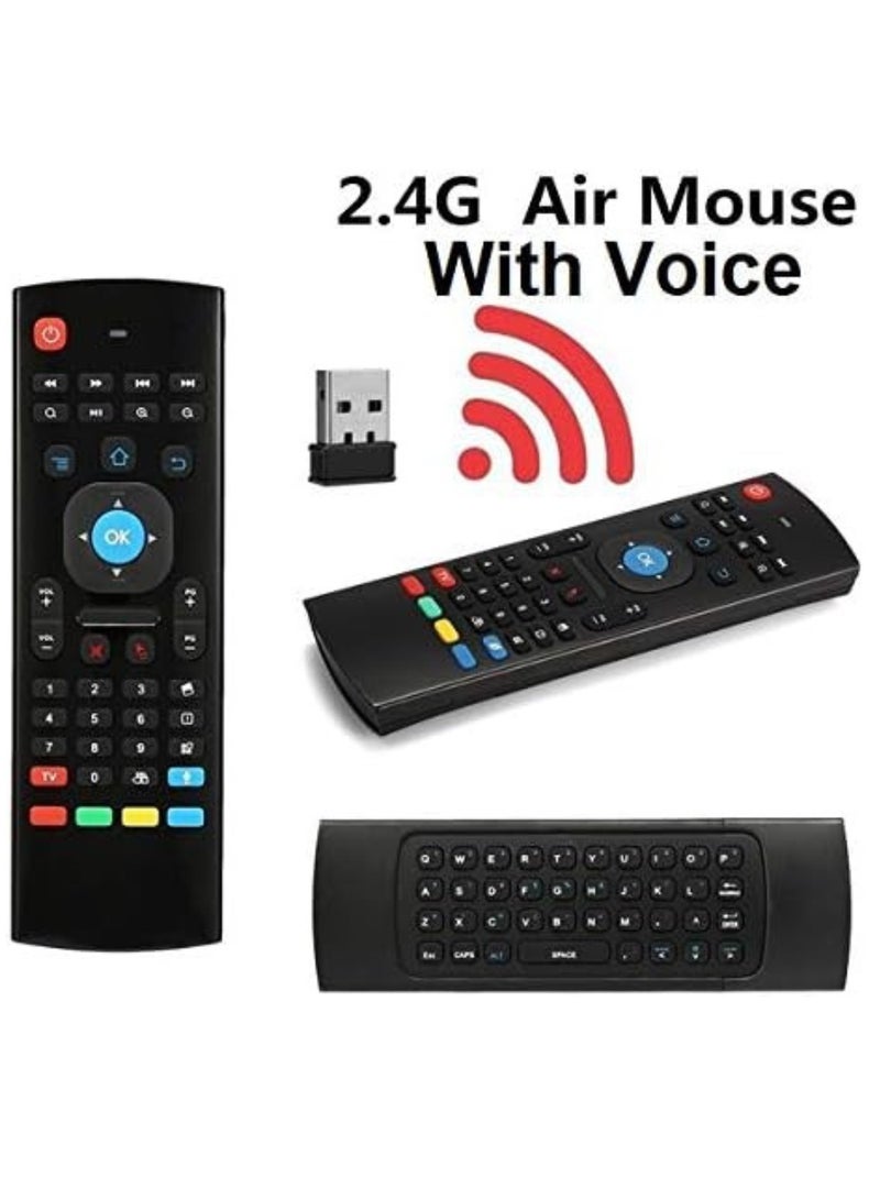 ELTRAZONE Air Remote Mouse MX3, 2.4G Remote Control, Mini Wireless Keyboard & infrared Remote Control Learning, Best For Android Smart Tv Box HTPC IPTV PC Pad XBOX Raspberry Pi 3 with battery - Image 3