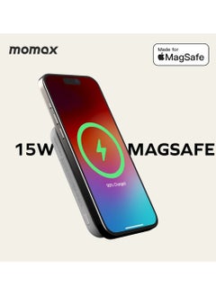 Momax Momax 10000mAh Power Flow Pro+ Power Bank - 20W Fast Charging with MagSafe 15W Wireless Charger - White  - Image 3