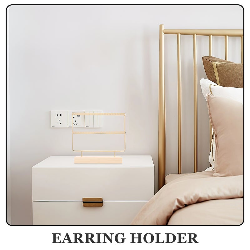 Earing Holder Earring Stand Jewelry Organizer Stand Multi-layer Earing Organizer - Image 3