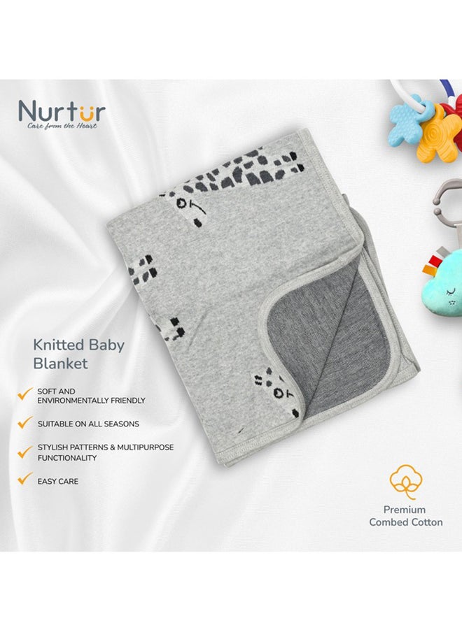 Nurtur بطانيات أطفال ناعمة للأولاد والبنات مصنوعة من القطن الممشط والصوف خفيف الوزن بنسبة 100%  - Image 3