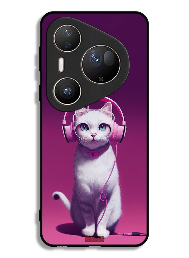 Tolwak Huawei Pura 80 Ultra Protective Case Cover Cute Kitten - Image 1