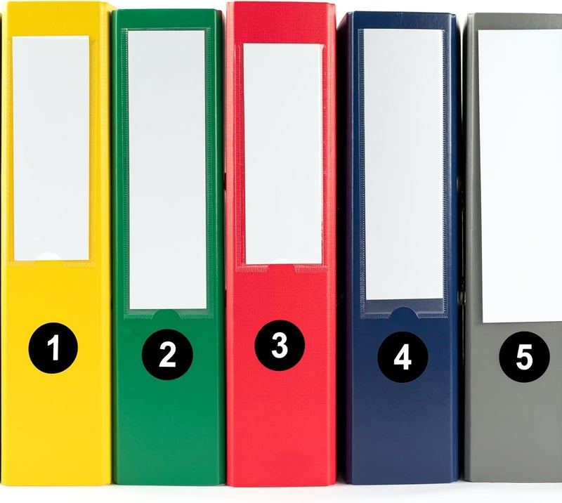 oruola 12 ورقة (3 مجموعات) ملصقات أرقام من 1 إلى 200، قطر 1 بوصة، ذاتية اللصق للتخزين والتنظيم والصناديق وصندوق الأدوات والخزانة - Image 4