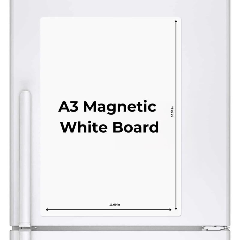NUOVI A3 Magnetic White Board | Reusable, Dry Erase, Foldable Design Whiteboard | Ideal for Day Planner, Menu Planner & Organizer - Image 2