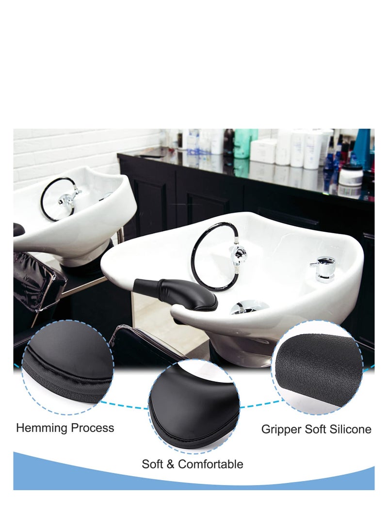 SYOSI Neck Rest Hair Wash Cushion, Shampoo Bowl Neck Rest, Soft Silicone Sponge Neck Rest Cushion, Hair Washing Neck Pillow Shampoo Bowl Neck Support for Salon Hair Spa Washing Sink - Image 2