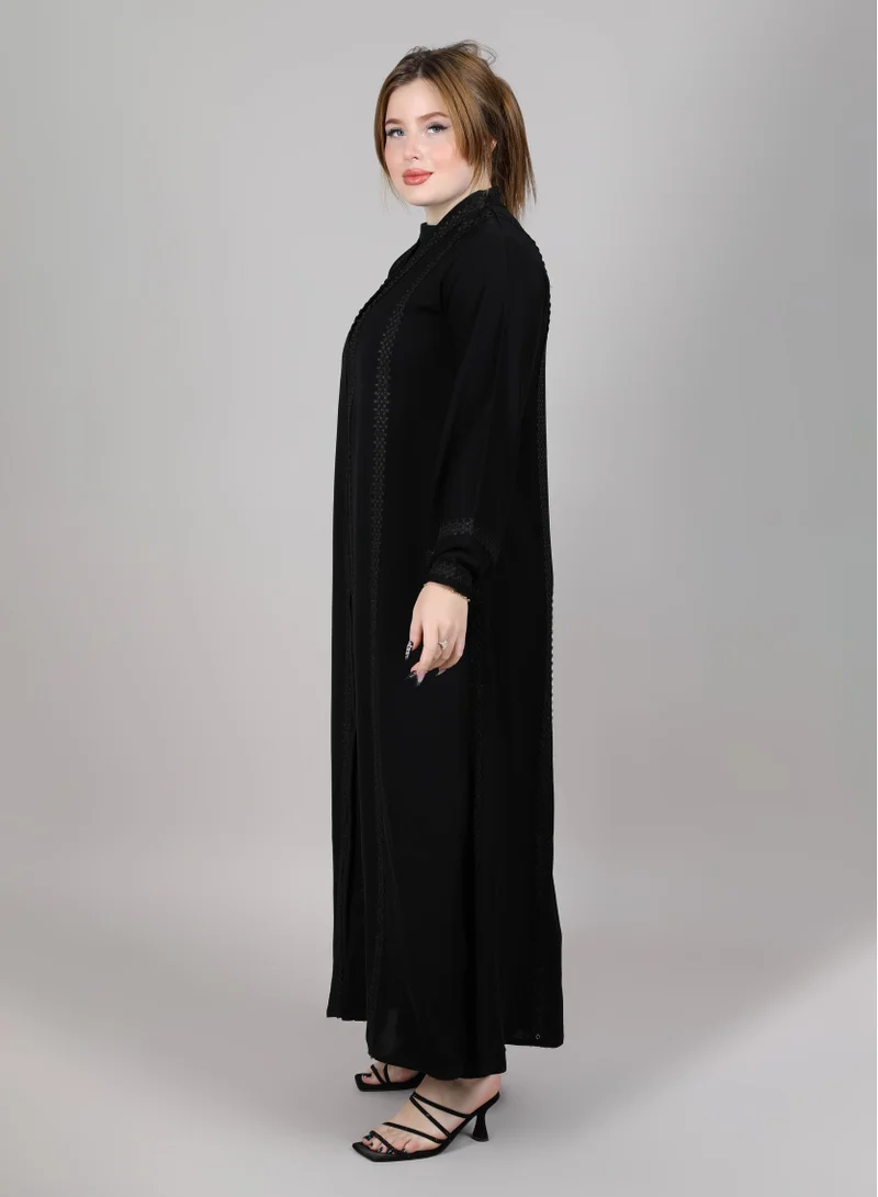 MSquare Fashion MSquare Fashion Black Nida Abaya