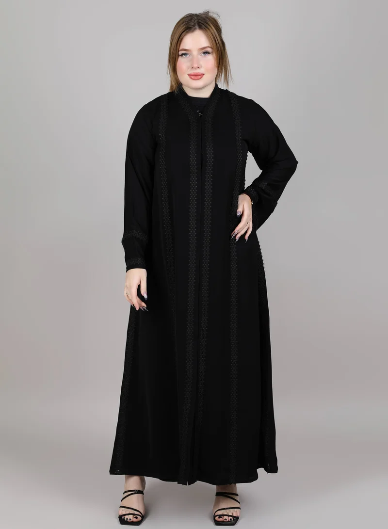 MSquare Fashion MSquare Fashion Black Nida Abaya