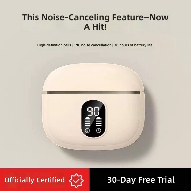 ZX 2026 New Bluetooth Wireless Earbuds with Smart Noise Cancellation, High-Quality Sound, and Power Display - Image 2