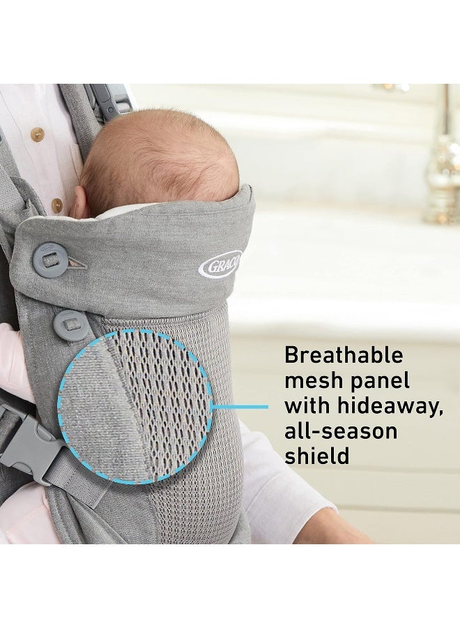 GRACO حاملة الأطفال غراكو كرايدل مي 4 في 1 | تشمل وضع حديثي الولادة بدون حاجة لإدخال، أونيكس الأسود - Image 5