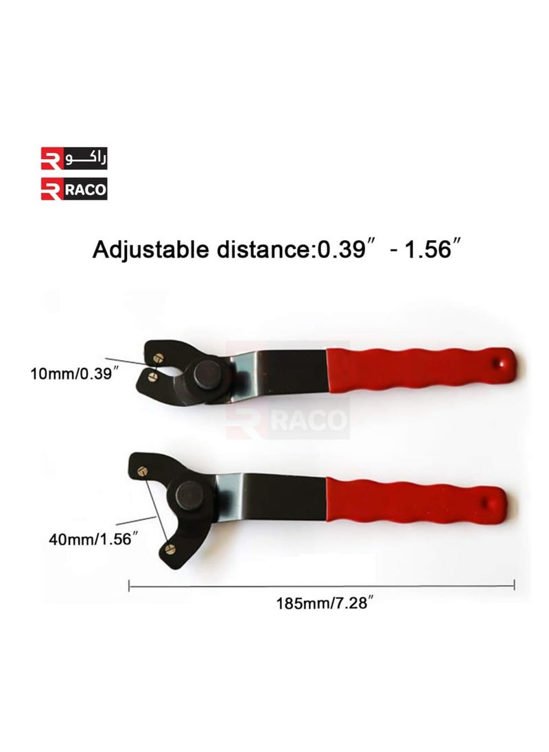 RACO - RACO Grinder Key Angle Grinder Universal Adjustable Pin Wrench for Angle Grinder Machine 4" 5" 6" 7" 9" - Image 1