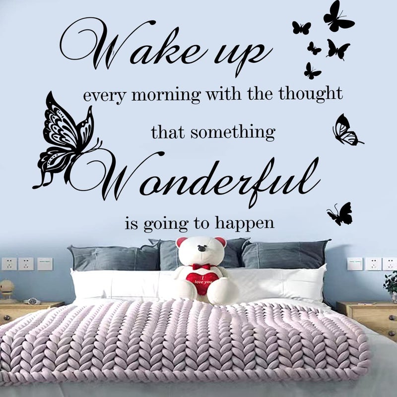 Casa Decor Inspirational Quotes Vinyl Eyes Eyelash Decals Motivational Sayings for Wall Art Decor Sticker Positive Lettering Wall Decal for Women Girls Bedroom Living Room Home Beauty Salon Decoration - Image 3