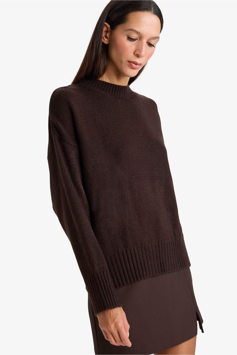 DeFacto Oversize Fit Crew Neck Knitwear Pullover - Image 3