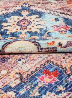 Status Contract Multi Printed Vintage Persian Carpet Rug Runner for Bedroom/Living Area/Home with Anti Slip Backing, 121 X 182 Cm  - Image 5