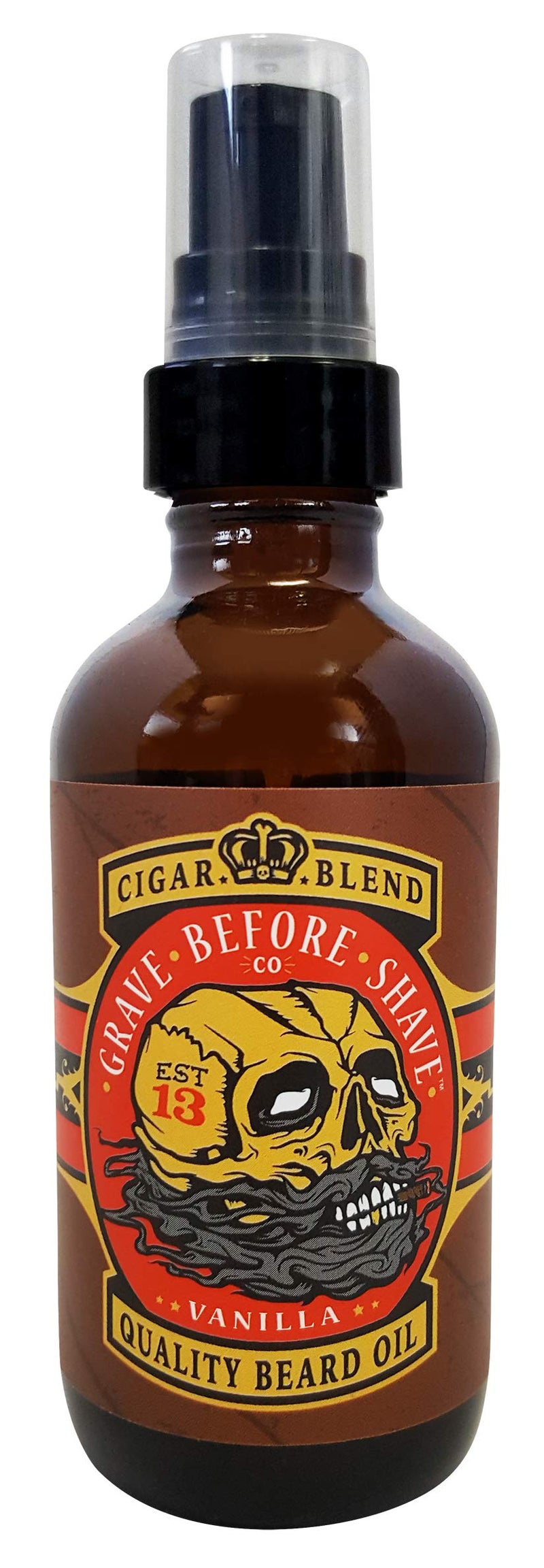 Grave Before Shave Beard Oil Cigar Blend 4 oz Bottle
