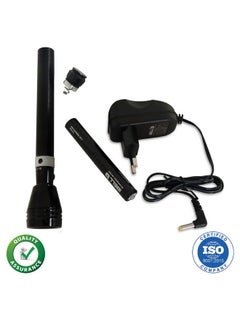 iBELL IBELL Fl8336 Rechargeable Flashlight Torch, Long Beam Range, Aircraft Aluminium Body, Bright Led Light - Black(Aluminum, Pack of 1)  - Image 5