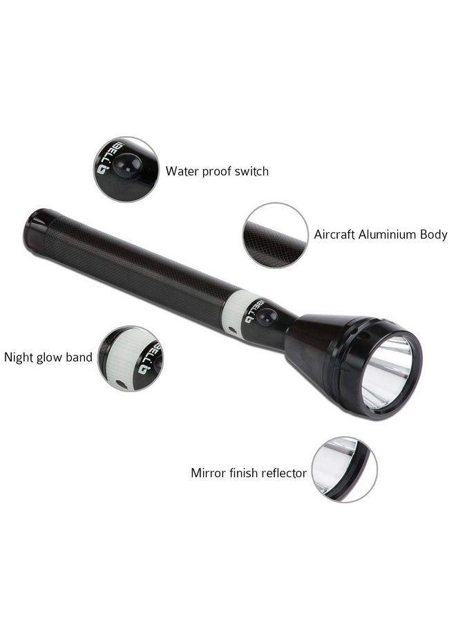 IBELL Fl8336 Rechargeable Flashlight Torch, Long Beam Range, Aircraft Aluminium Body, Bright Led Light - Black(Aluminum, Pack of 1) - pzsku/Z9CBA2F7F1468B6DD522FZ/45/_/1740983032/9f70044c-e582-404c-9c38-6e3b0b7d9c0c