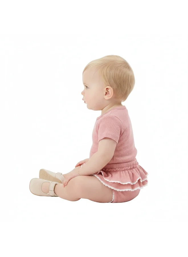 Bambimici Baby Girl Summer Outfit Set- 3 Piece Set