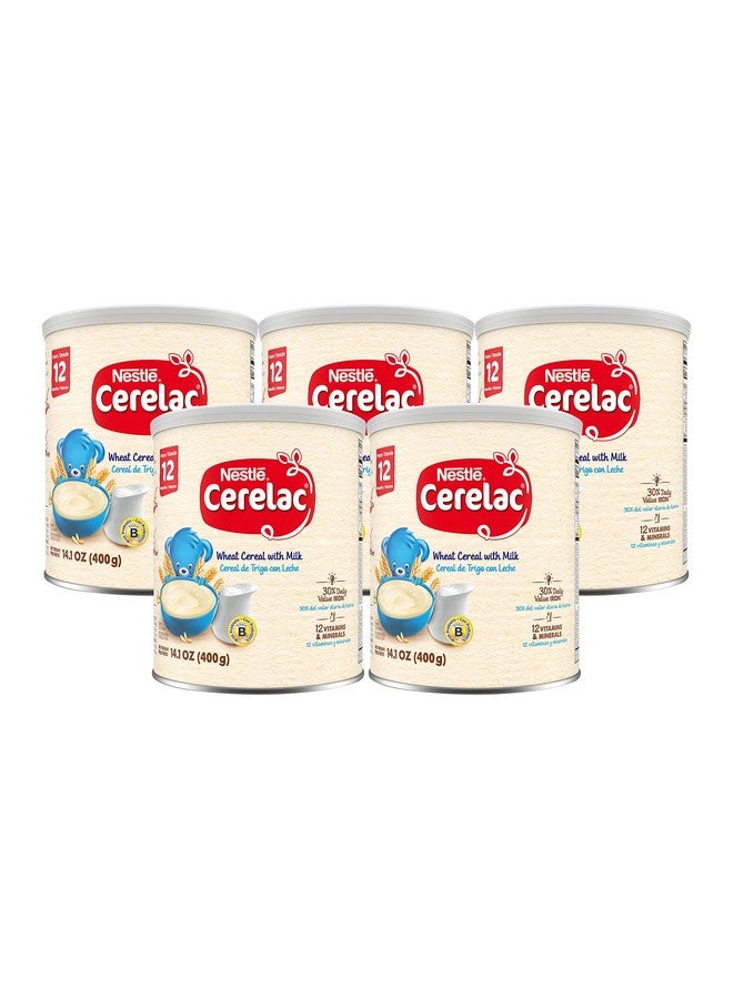 Nestle Cerelac Wheat Cereal with Milk, 14.1-Ounce Canister (Pack of 5) - Image 2