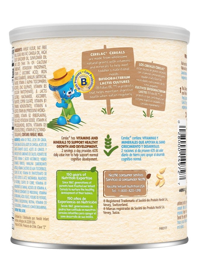 Nestle Cerelac Wheat Cereal with Milk, 14.1-Ounce Canister (Pack of 5) - Image 4