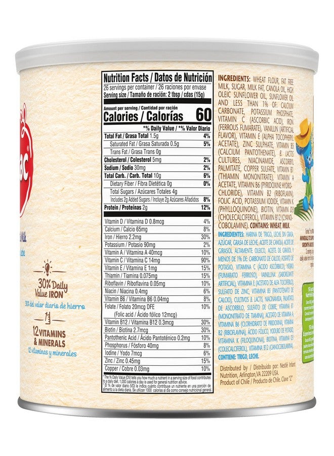 Nestle Cerelac Wheat Cereal with Milk, 14.1-Ounce Canister (Pack of 5) - Image 3