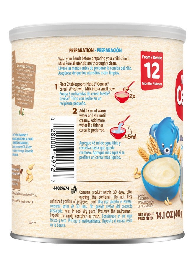 Nestle Cerelac Wheat Cereal with Milk, 14.1-Ounce Canister (Pack of 5) - Image 5