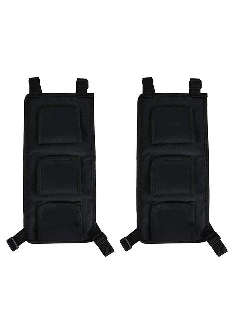 SYOSI Fishing Rod Holder Adjustable Polyester Strap Combined Fishing Rod Bracket for Vehicle/Ship Rear Seats, Vehicle Fishing Pole Storage Rack for SUV Wagons Van, Nylon Cloth Neoprene Rod Cover  - Image 2