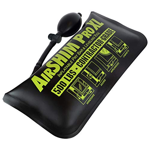 Calculated Industries 1194 Air Shim XL Inflatable Pry Bar and Leveling Tool; 500 LB Load Holding Rating; Contractor-Grade Alignment Pump Wedge - Image 1