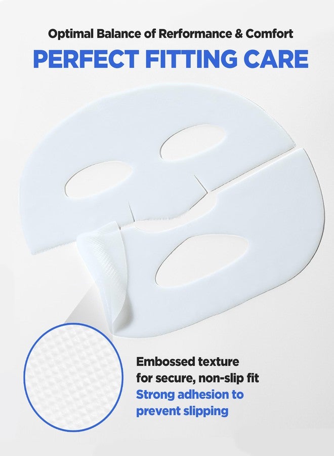 ويليدج قناع الوجه الورقي WELLAGE Real Hyaluronic Glow Booster PDRN Hydrogel - أقنعة ليلية للوجه لترطيب عميق، ونضارة، وإشراقة البشرة - منتجات العناية بالبشرة الكورية، 5 أقنعة - Image 5