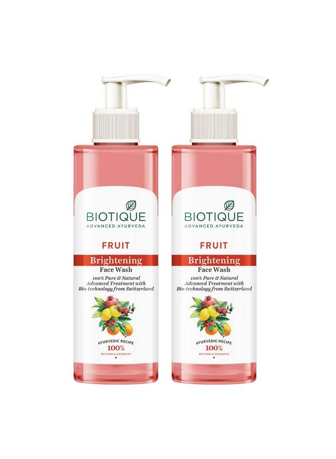 Biotique Fruit Brightening Face Wash 200Ml*2