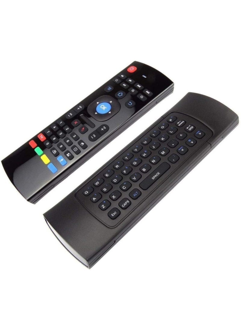 Raxoom MX3-M 2.4G Wireless Keyboard Mouse Wireless Remote Control with Build In Mic for Android TV Box  - Image 1