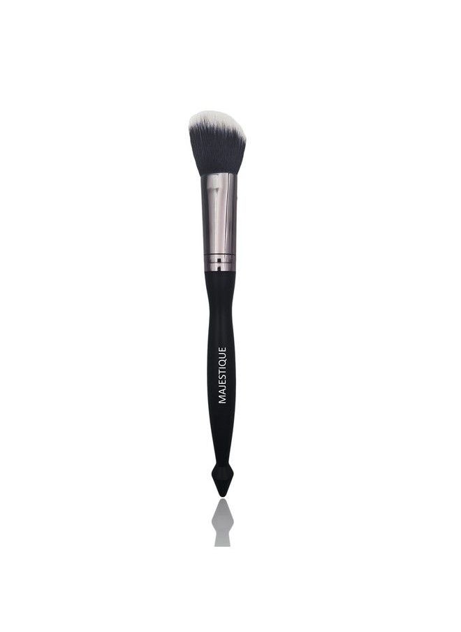 MAJESTIQUE Large Powder Brush By Majestique Premium Synthetic Kabuki Brush Professional Fluffy Loose Setting Highlighter Powder Brush 1 Piece Incredible Soft Powder Blush Fc31  - Image 2