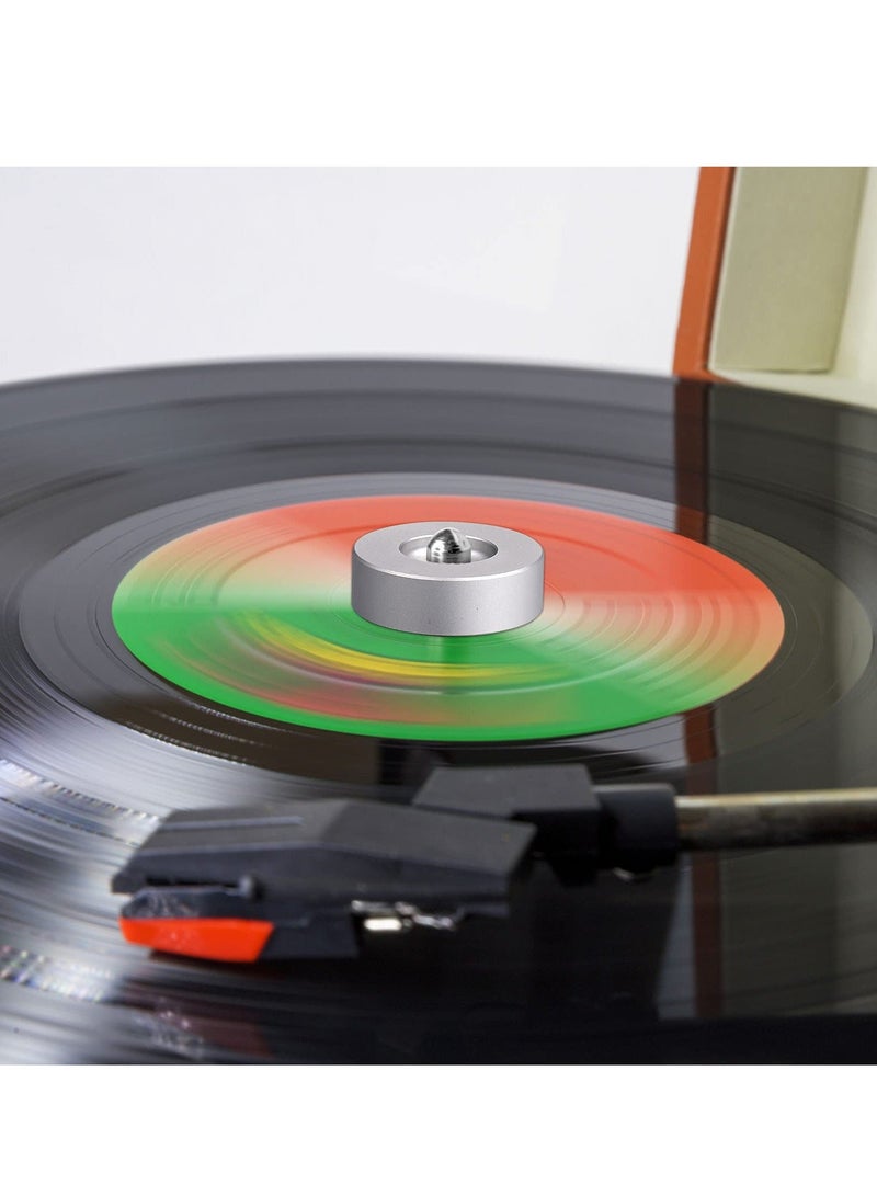 45 Rpm Adapter, Fit 7 Inch Vinyl Record Players Technics Turntables Solid Aluminum Dome, Silver - Image 3