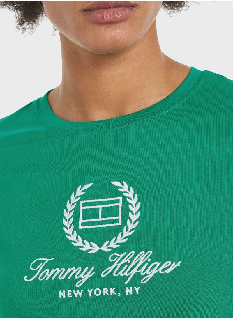 TOMMY HILFIGER - Crew Neck Graphic T-Shirt - Image 1