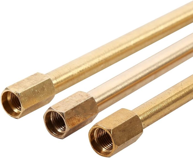comfrt Valve Extension Brass Auto Tyre Valve Extender Stem Inflation Stright Pole (Size : 140mm) Valve Stem Extension - Image 3