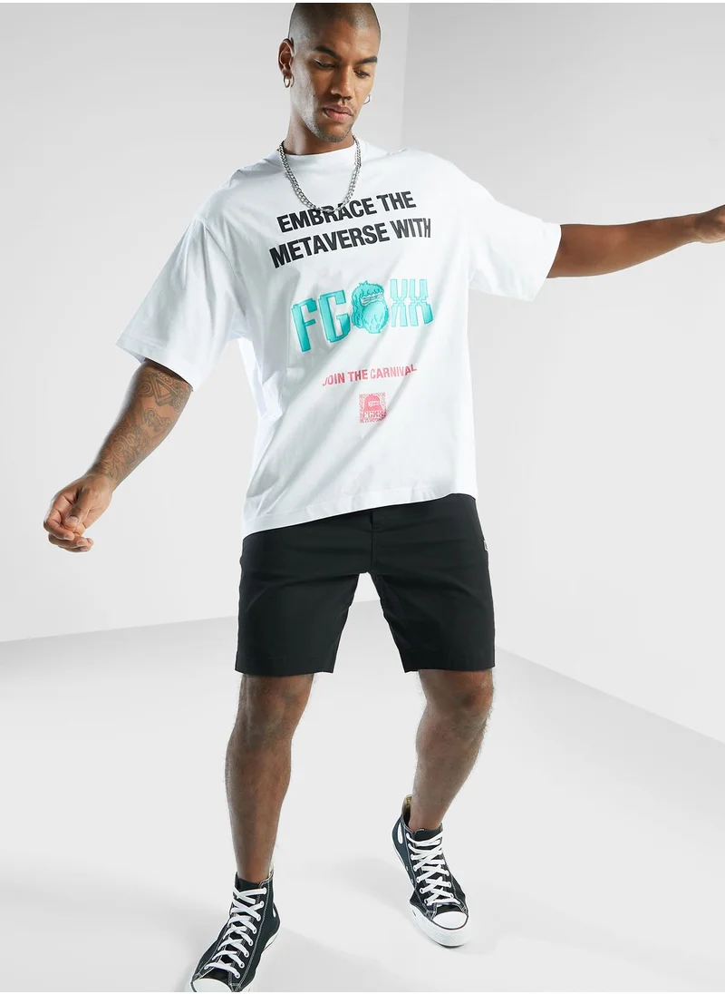 FINGERCROXX Logo Shorts