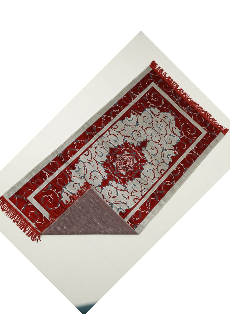 Vitacelli Prayer Mat 614GSM Anti-Slip Velvet Top Islamic Prayer Mat New Design Thick Padded Sajadah Prayer Rug for Men Women Eid Gift Ramadan ( 140cm X 70cm) - Image 2