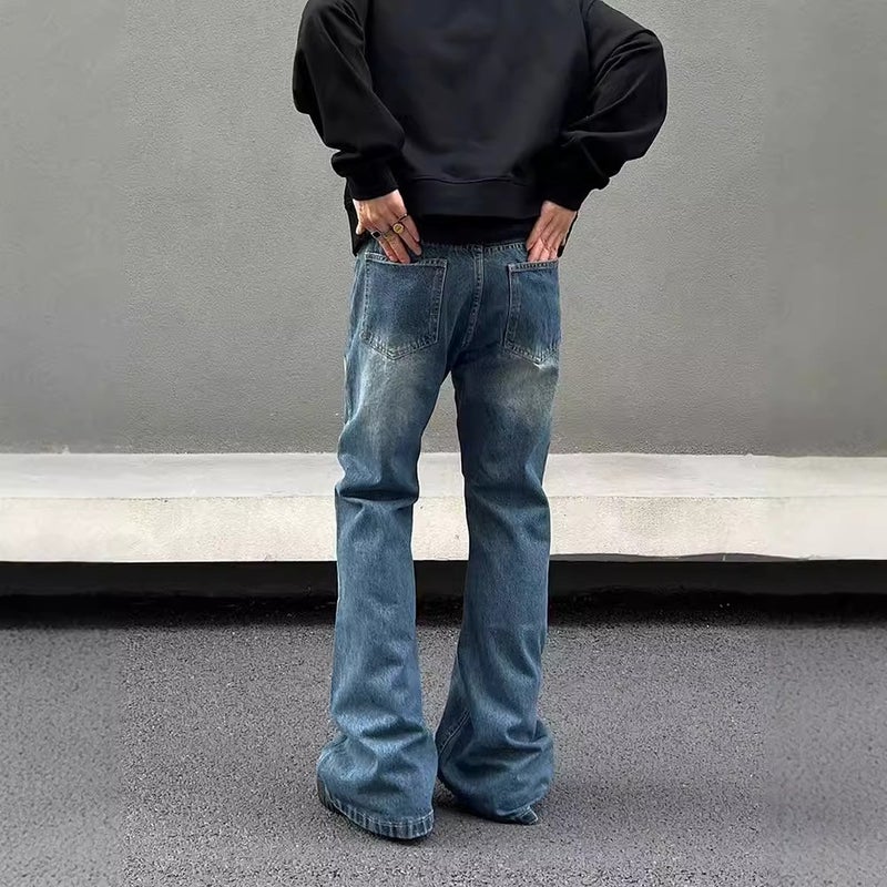 Unisex Classic Denim Jeans Loose Fit Daily Outdoor Wear - Image 5