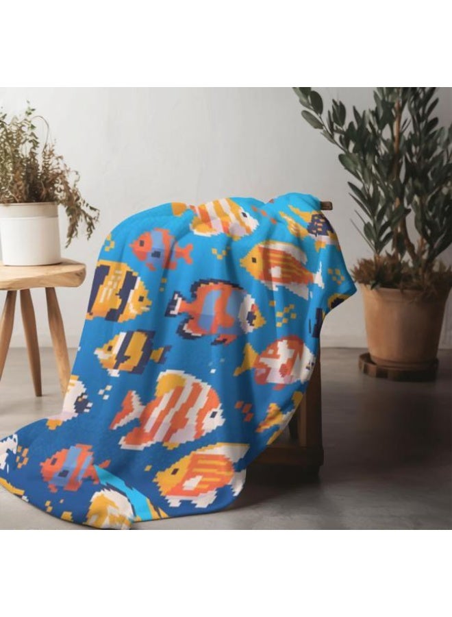 عام بطانية رقيقة من الفانيلا الكرتونية للأطفال والرضع (دافئة ومريحة، ومناسبة للنوم والألعاب) 70 سم * 100 سم - Image 4