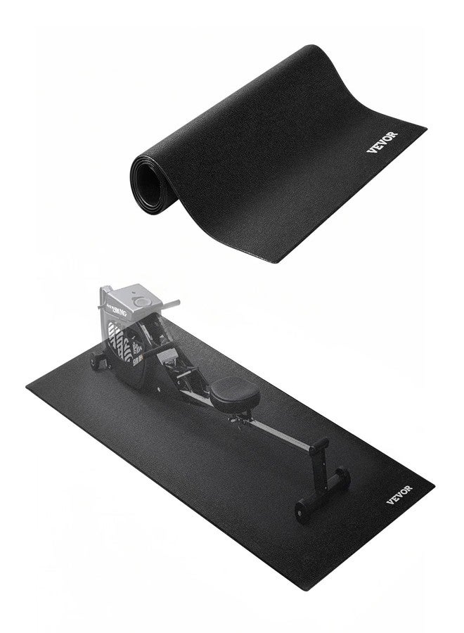 VEVOR Treadmill Mat for Carpet Floor, 23.62" x 51.18" x 0.16" Exercise Equipment Mat for Elliptical and Walking Pad, High Density PVC Floor Protector, Waterproof and Non-slip for Home Gym - Image 1