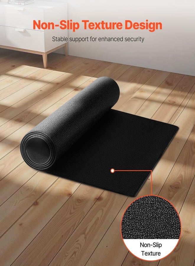 VEVOR Treadmill Mat for Carpet Floor, 23.62" x 51.18" x 0.16" Exercise Equipment Mat for Elliptical and Walking Pad, High Density PVC Floor Protector, Waterproof and Non-slip for Home Gym - Image 5