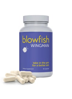 Blowfish Wingman | Feel Better After Drinking with DHM & L-Cysteine | Pre-Alcohol Liver Support & Hydration