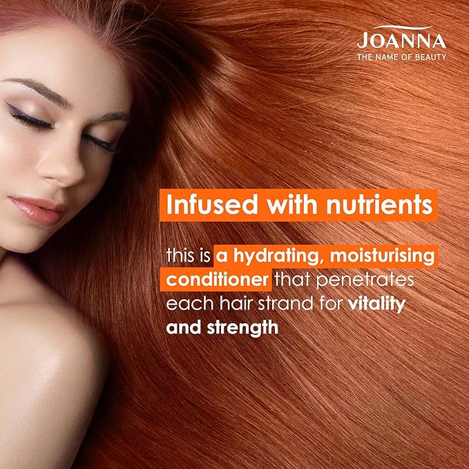Joanna Ultra Color Colour Enhancing Conditioner Ginger And Copper Shades Of Natural And Dyed Hair Hair Care Hydrating Moisturising Ammonia Free Refresh The Colour In 3 Minutes 100 g - Image 5