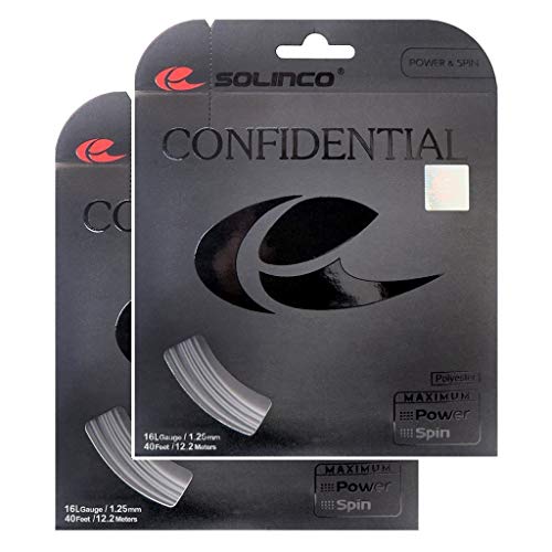 Solinco Confidential Tennis String - 2 Pack - 16L (1.25) - Image 1