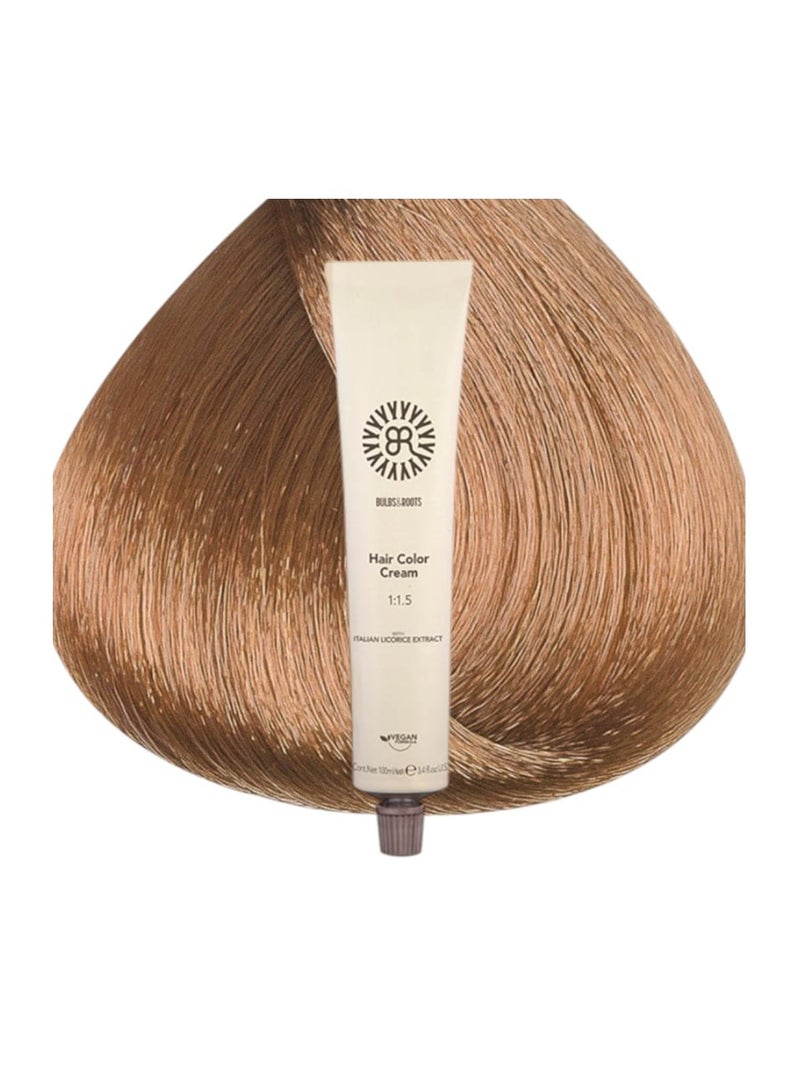 بي ار صبغه BR الايطاليه نباتيه 100%  للتلوين الشعر رقم 8.3  100 ملليلتر - Image 1