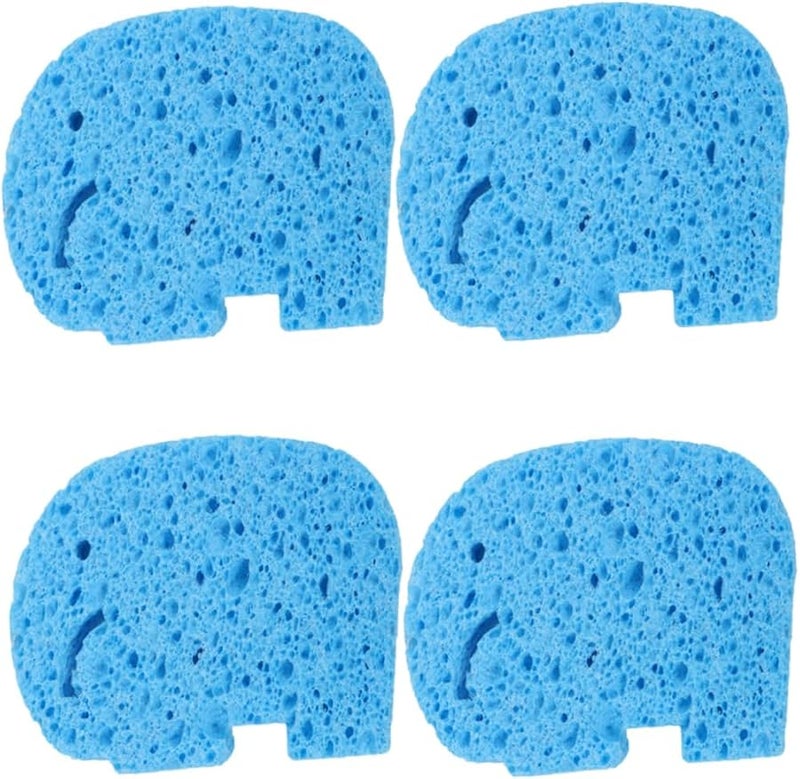 4Pcs Cartoon Bath Sponge For Kids Soft Bubble Producing Gentle Skin Wash - Image 2