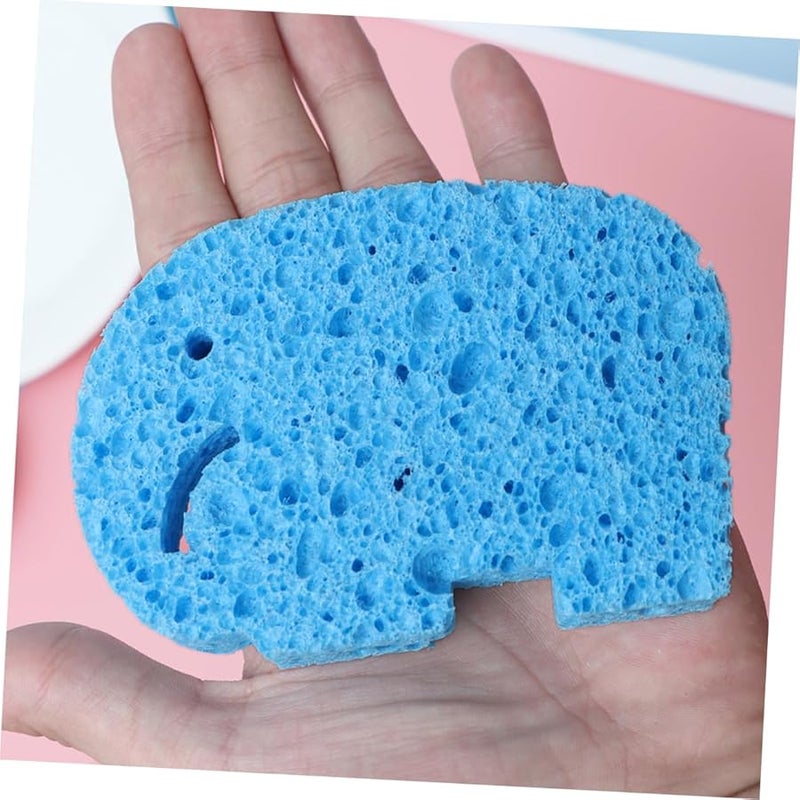 4Pcs Cartoon Bath Sponge For Kids Soft Bubble Producing Gentle Skin Wash - Image 5