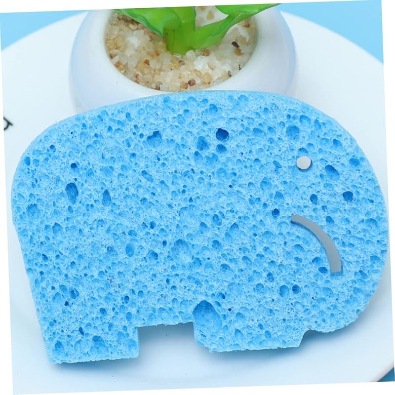 4Pcs Cartoon Bath Sponge For Kids Soft Bubble Producing Gentle Skin Wash - Image 4