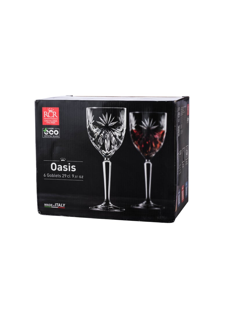 RCR Italian Crystal Juice Glasses Set of 6 - Image 5